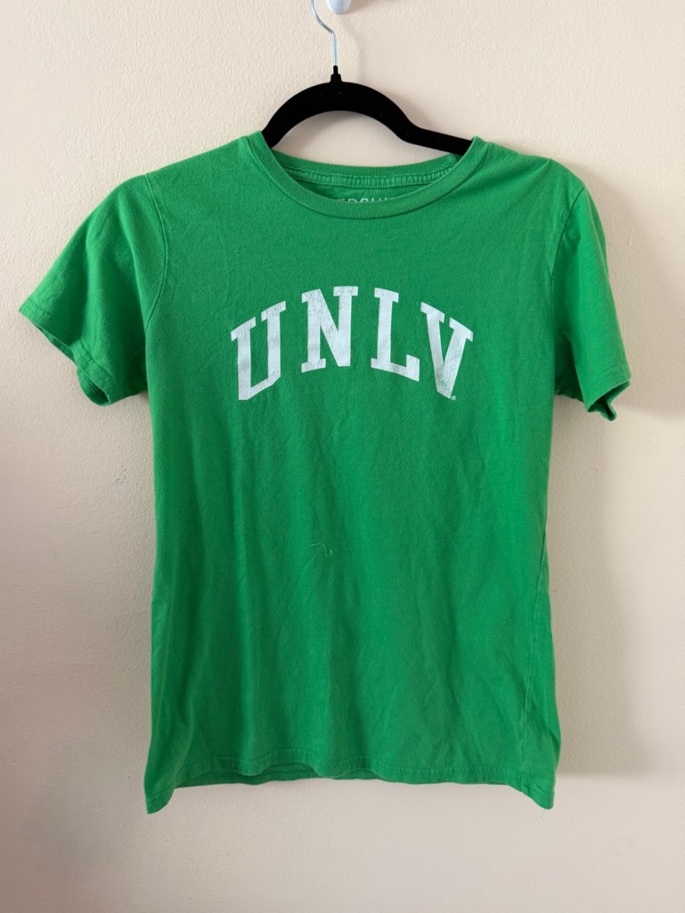 UNLV Authentic Green Womens Cut Short Sleeve T Shirt Size Large